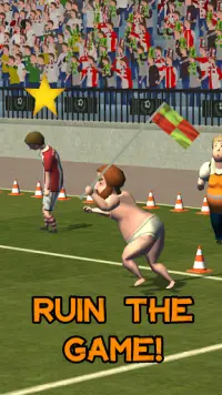 Football Guy Run Simulation! Crazy Pusher Screen Shot 2