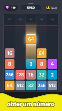 Merge Number - 2048 Number Game Screen Shot 1