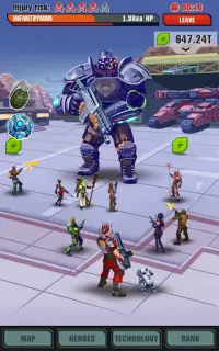 Сlicker idle game: Evolution Heroes Screen Shot 6