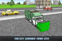 Flying Garbage Truck Driving Screen Shot 3