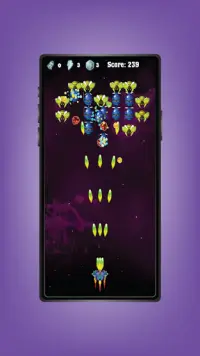 Galaxy Alien Shooter: Free Shooting Game Screen Shot 2