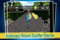 Subway Stunt Surfer Game Screen Shot 3