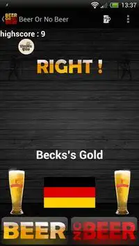 Beer or no Beer™ Drinking Game Screen Shot 1