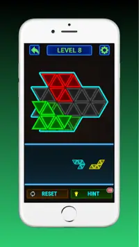 Glow Block Puzzle! Block Triangle Puzzle Tangram Screen Shot 5