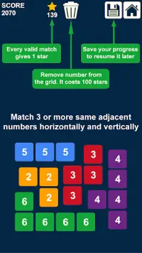 Drag n Merge Numbers: Match 3 Merge Puzzle Screen Shot 1