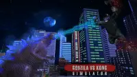 Godzilla & Kong 2021: Angry Monster Fighting Games Screen Shot 0