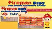 5th Grade Games: Fireman Screen Shot 0
