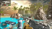 navy war shoot 3D - tirador de guerra artillero Screen Shot 1