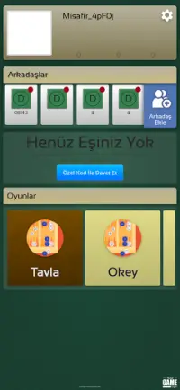 Kahvehanem - Tavla & Okey & 101 Ligi Screen Shot 1