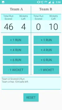 Cricket Scores Screen Shot 2
