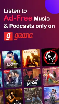 Gaana: Music Player & Podcast Screen Shot 2