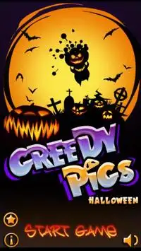 Greedy Pigs Halloween Screen Shot 0