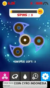 Fidget Spinner Simulator Game Screen Shot 0