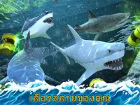 ฉลาม สัตว์ โลก: ทะเล การผจญภัย - ตกปลา เกมส์ Screen Shot 2