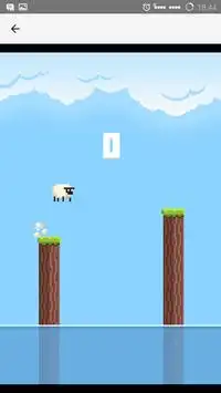 Pixel sheep Jumping Screen Shot 3