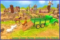 Transport Truck Driver: Farm Animals Screen Shot 5