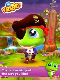 Hi Frog! - Free pet game app Screen Shot 9