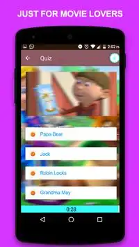 Goldie and Bear Quiz Screen Shot 2