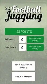 3D Football Juggling Screen Shot 3