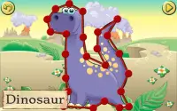 Dinosaur Kids Connect the Dots ❤️🦕 Screen Shot 0