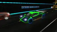 Futuristik Neon Car Traffic Racer Screen Shot 7