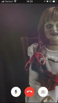Video Fake Call Doll : Hello Annabelle Granny 😈👻 Screen Shot 1