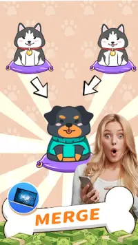 Idle Puppy - Collect rewards online Screen Shot 3