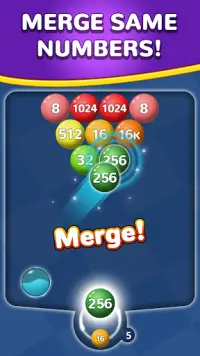 Number Bubble Shooter Screen Shot 1