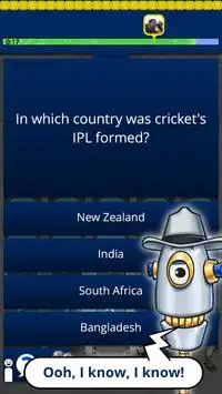 QuizTix: Int'l Cricket Quiz Screen Shot 1
