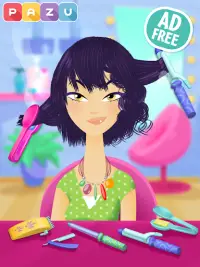 Girls Hair Salon - Hairstyle makeover kids games Screen Shot 6