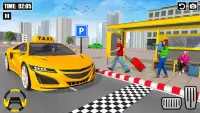 Crazy Car Driving Taxi Game Screen Shot 2