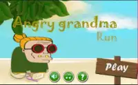 Angry Grandma Run-Running Game Screen Shot 0