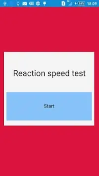 Reaction speed test Screen Shot 0