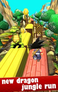 Subway Dragon Hero : Jungle Run Escape Screen Shot 2