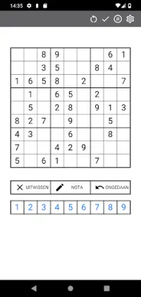 Sudoku: Makkelijk tot moeilijk Screen Shot 0
