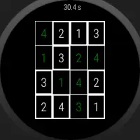 Sudoku Wear - Sudoku 4x4 for watch with Wear OS Screen Shot 8