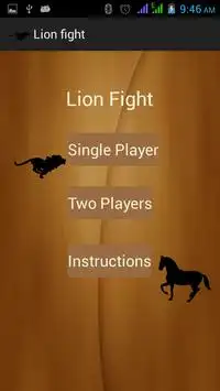 lion fight Screen Shot 0