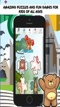 bear games for kids free Screen Shot 1