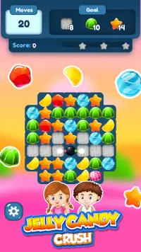 Smash Jelly Candy puzzle game Screen Shot 1