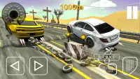 geketende auto's onmogelijke stunts 3D-autogames Screen Shot 0