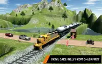असली  रेलवे रेल गाडी भीड़ ड्राइव Screen Shot 0