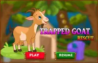 New Best Escape Game 9 - Trapped Goat Rescue Screen Shot 0