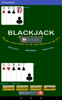 Winning Blackjack Screen Shot 23