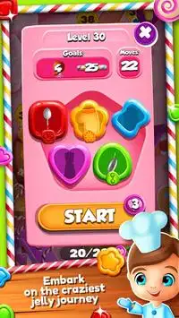 Sugar Jelly Match 3 Games Screen Shot 3