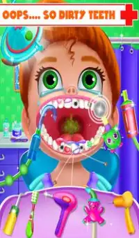 Médico de dentista infantil - de crianças clínica Screen Shot 13