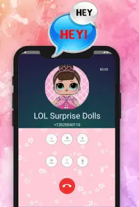 Calling Lol Dolls Chat & video Call (Simulation) Screen Shot 0