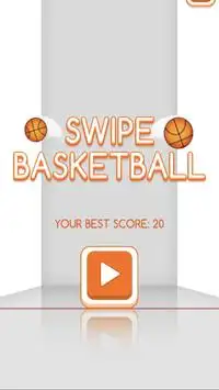 Swipe Basketball Screen Shot 0
