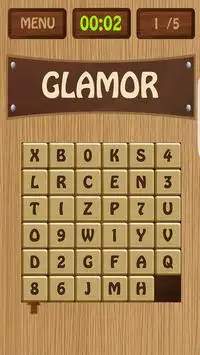 SmartSlide : free jigsaw word puzzle Screen Shot 1