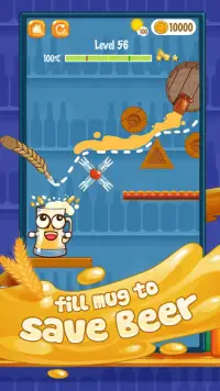 Happy Beer Glass: Pouring Water Puzzles Screen Shot 1
