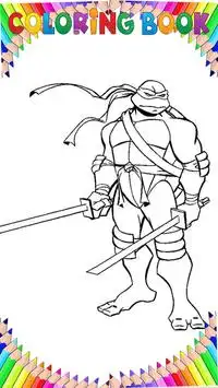 Ninja Turtles Legends Coloring page by fans Screen Shot 1